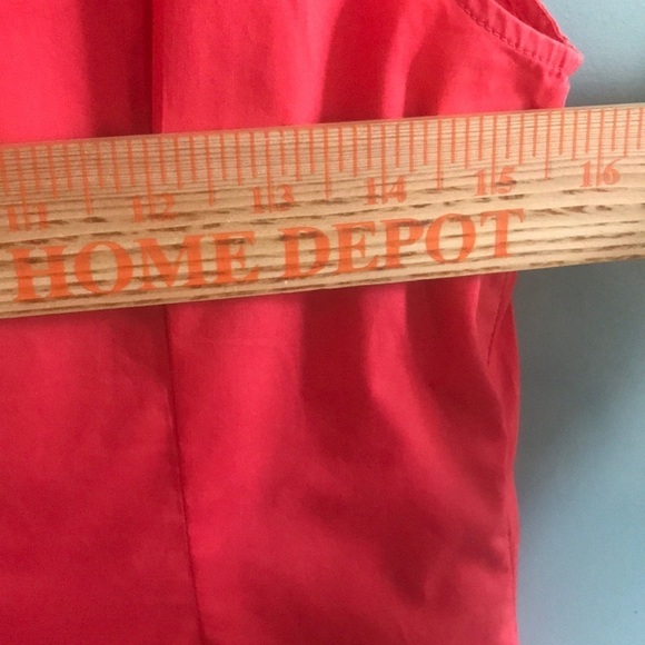 Talbots- embroidered cotton ruffle sheath dress. Size 6. Tea party preppy summer - Picture 8 of 9